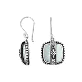 AE-6263-MOP Sterling Silver Earring With Mother Of Pearl Jewelry Bali Designs Inc
